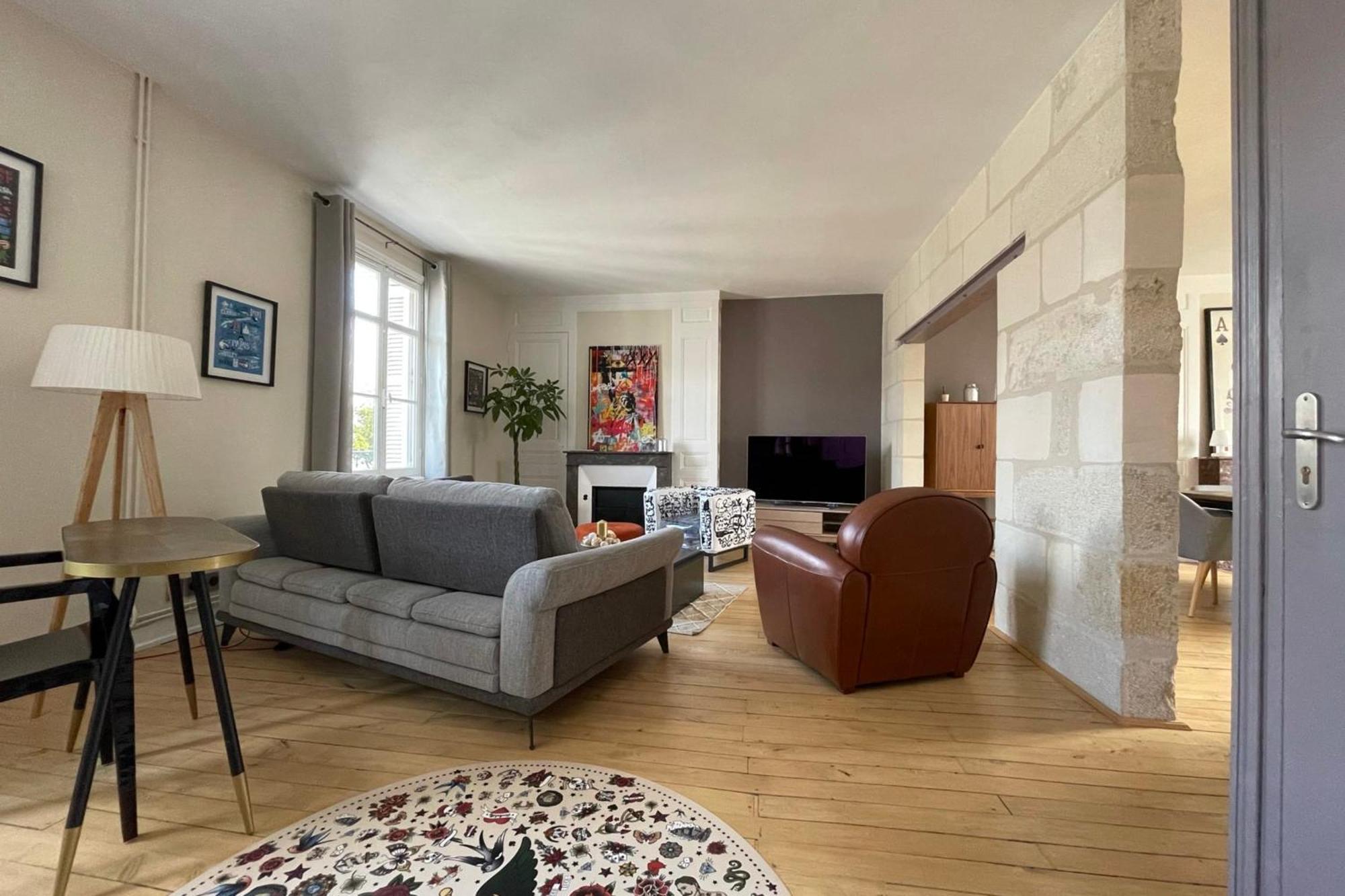 Ferienwohnung Superb Duplex Near The Halles De Tours Exterior foto